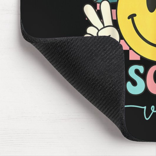 100th Day Of School Vibes 100 Days Teacher Boy Gir Mousepad (Ecke)