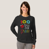 100th Day Second Grade Student Gift 100 Days Of Sc T-Shirt (Vorne ganz)
