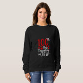 100th Day Teacher Crew Happy 100 Days Of School Te Sweatshirt (Vorne ganz)