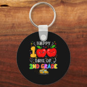 100th Days Of 2nd Grade 100 Days Toddler Girl Schlüsselanhänger (Vorderseite)