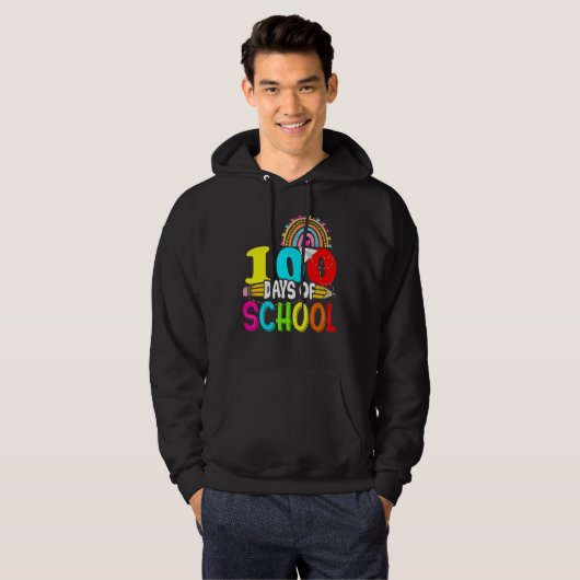 100th Days of School Teacher Kids - 100 Days Smart Hoodie (Vorne ganz)