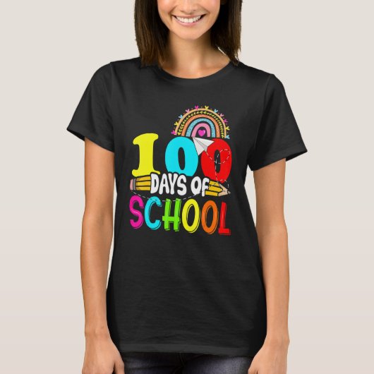 100th Days of School Teacher Kids - 100 Days Smart T-Shirt (Vorderseite)