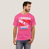 100th Dive Down Flag Funny Scuba Diving T-Shirt (Vorne ganz)