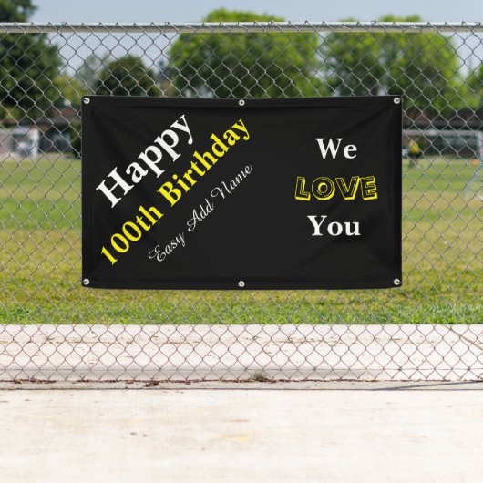 100th Geburtstag Banner (Insitu)