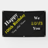 100th Geburtstag Banner (Horizontal)