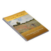 100th Geburtstags-Feier mit Monet Gast-Buch Notizblock (Rechte Seite)