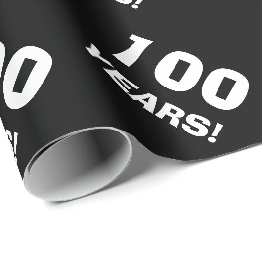 100th Geburtstags-Packpapier Geschenkpapier (Rolleneckpunkt)