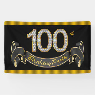 100th Geburtstags-Party Banner