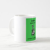 100th Park-Laufglückwünsche Kaffeetasse (Vorderseite Links)
