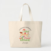 100th year celebration black history nurse jumbo stoffbeutel (Vorne)