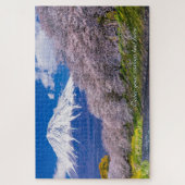 [1014] Mt.Fuji – Morning Light on the Cherry Path Puzzle (Vertikal)