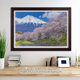 [1014] Mt.Fuji – Morning Light on the Cherry Path Puzzle