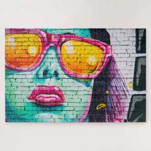 1014 Puzzle - Lippenstift Urban Street Art