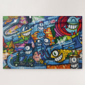 1014 Puzzle - Street Art Funny (Horizontal)