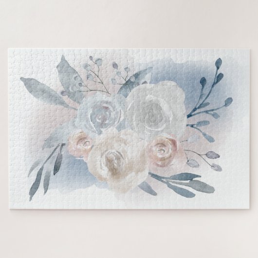 1014 Teile Watercolor Flowers Puzzle (Horizontal)