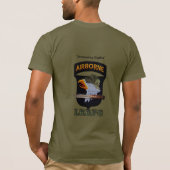 101. abn im Flugzeug Division schreiende Adler T-Shirt (Rückseite)