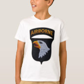 101. ABN Im Flugzeug Division Screaming Eagles Vet T-Shirt (Vorderseite)