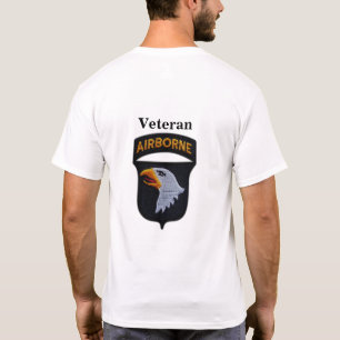 101. ABN Im Flugzeug Division Screaming Eagles Vet T-Shirt