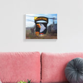 101. ABN im Flugzeug Division vietnam war vets Leinwanddruck (Insitu (Wohnzimmer))