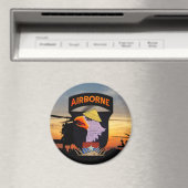 101. ABN Im Flugzeug schreiende Adler Vietnam Krie Magnet (In Situ (Geschirrspüler))