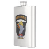 101. ABN schreiend Adler Vietnam War Vets LURPS Flachmann (Links)