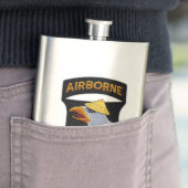 101. ABN schreiend Adler Vietnam War Vets LURPS Flachmann (Beispiel)