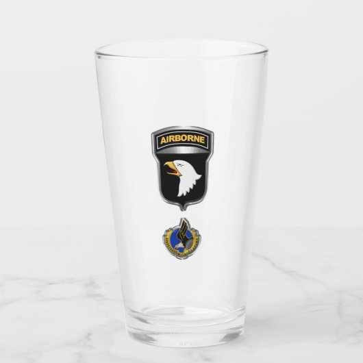 101. Airborne Division Aufnäher im Rahmen Glas (Vorderseite)