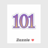 101 Angel Number Energy Sticker (Blatt)