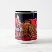 101% Authentic Scot Zweifarbige Tasse (Mittel)