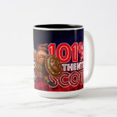 101% Authentischer Schotte Zweifarbige Tasse (VorderseiteRechts)