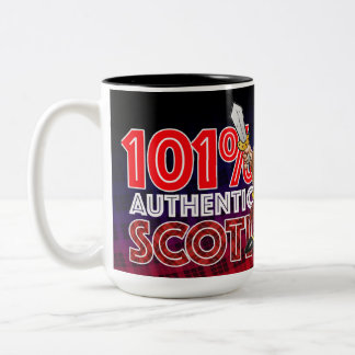 101% Authentischer Schotte Zweifarbige Tasse