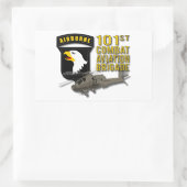 101. CAB - Apache Rechteckiger Aufkleber (Tasche)