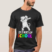 101 Days Smarter Dog Lover School Teachers Student T-Shirt (Vorderseite)