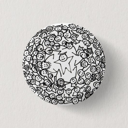 101 Freund-Knopf Button (Vorderseite)