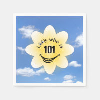 101. Geburtstag Sommer Sonnenschein und Wolken