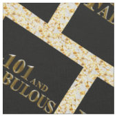 101. Geburtstag Stoff (Nahaufnahme)