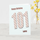 101. Geburtstagkarte Karte (Gelbe Blume)