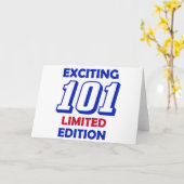 101 Geburtstags-Entwurf Karte (Gelbe Blume)