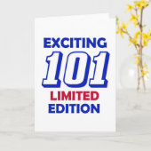 101 Geburtstags-Entwurf Karte (Gelbe Blume)