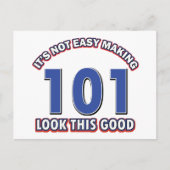 101. Geburtstagsdesigns Postkarte (Vorderseite)