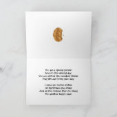 101. Geburtstagskarte für einen Keksliebhaber Karte (Innenseite)