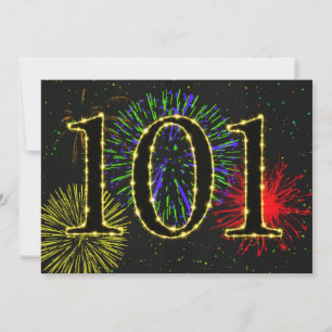 101. Geburtstagsparty Einladung