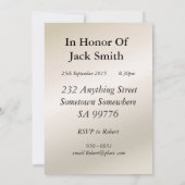 101. Geburtstagsparty Einladung (Rückseite)