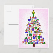 101 Geschenke Feiertagspostkarte (Vorne/Hinten)