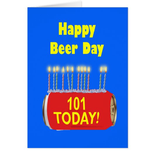 101. glücklicher Biertag Geburtstag (Vorne)