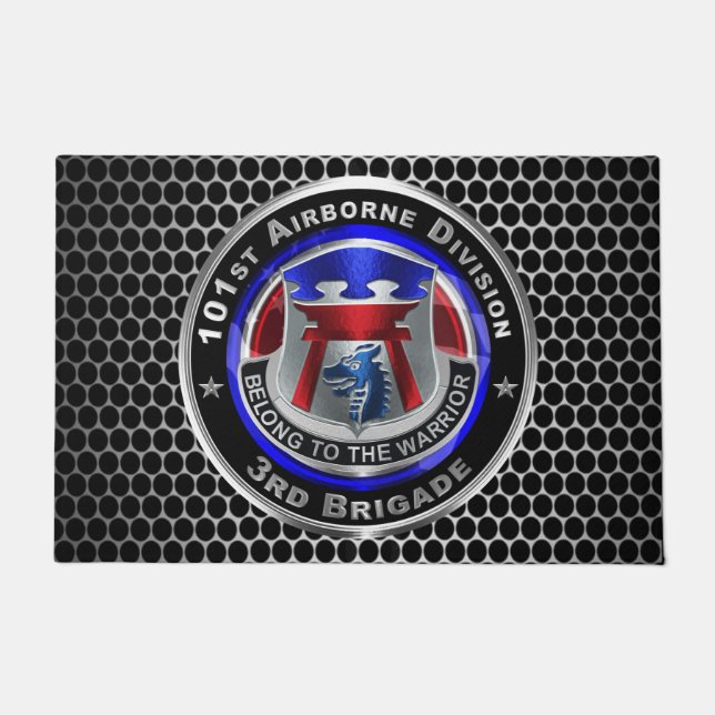 101. Im Flugzeug Abteilung 3. Brigade "RAKKASANS" Fußmatte (Vorderseite)