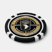 101. Im Flugzeug Abteilung Afghanistan Veteran Pokerchips (Einzeln)