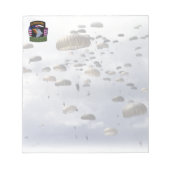 101. im Flugzeug Abteilung Fort Campbell Vets Note Notizblock (Vorderseite)