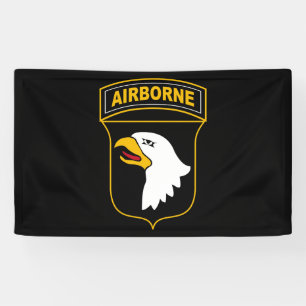 101. Im Flugzeug Abteilung Militärveteran Banner