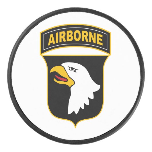 101. Im Flugzeug Abteilung Militärveteran Eishockey Puck (Vorderseite)
